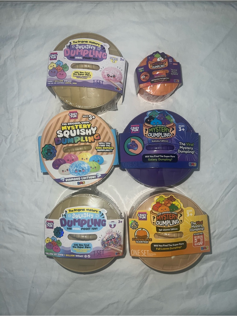 Crazy Fun RMS Mystery Squishy Dumpling bundle